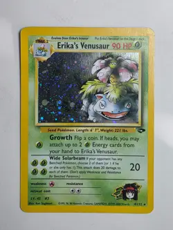 Pokemon Card - Erika's Venusaur - #4/132 - Gym Challenge Holo - MP - Image 1