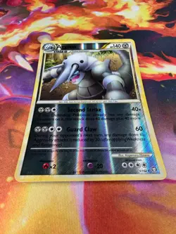 Aggron 1/102 NM Holo Rare Reverse Holo HGSS Triumphant 2010 Pokemon TCG - Image 2