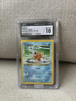 Pokemon 1999 1st Edition Magikarp Base Set 35/102 Gem Mint 10 - Image 1