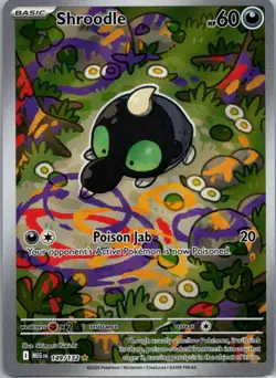 Shroodle 149/132 Illustration Rare Mega Evolution Pokemon Near Mint - Image 1