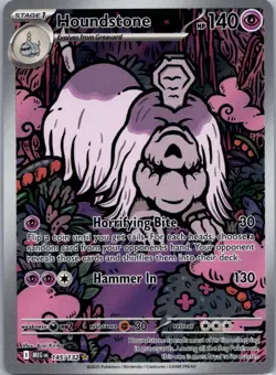 Houndstone 145/132 Illustration Rare Mega Evolution Pokemon Near Mint - Image 1