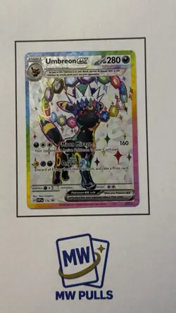 Pokemon Umbreon ex SVP176 Sv: Scarlet & Violet Promo Full Art Holo Promo TCG - Image 1