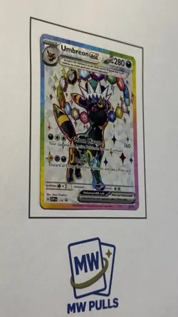 Pokemon Umbreon ex SVP176 Sv: Scarlet & Violet Promo Full Art Holo Promo TCG - Image 3