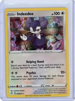 Indeedee 56/72 Reverse Holo- 2021 Shining Fates - Pokemon TCG - Image 1
