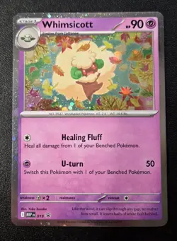 Pokemon TCG - Whimsicott (Cosmos Holo) Promo ME: Mega Evolution Promo 019 NM - Image 1