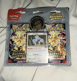 Pokemon Mega Evolution Ascended Heroes Larry’s Komala 2 Pack Blister Collection - Image 1