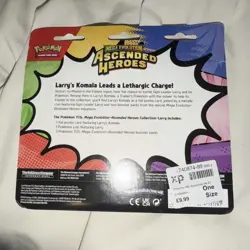 Pokemon Mega Evolution Ascended Heroes Larry’s Komala 2 Pack Blister Collection - Image 2