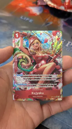 Kujyaku Alt Art OP11-004 SR A Fist of Divine Speed English One Piece TCG NM - Image 1