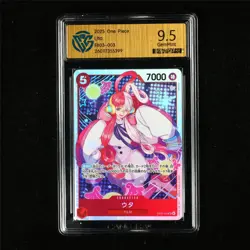 CCG 9.5 GemMint 2025 One Piece JPN Uta EB03-003 SR - Image 2