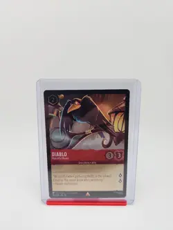 Disney Lorcana Whispers in the Well - Diablo Watchful Raven 103/204 - Cold Foil - Image 1