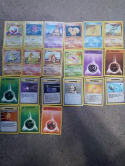 POKEMON CARD LOT 300+ VINTAGE RARE BASE PROMO JUNGLE FOSSIL HOLO eREADER - Image 4
