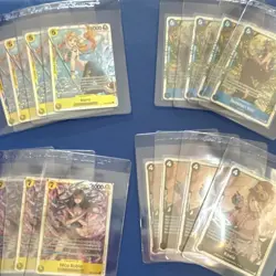 One Piece Card Game Nami, Nico Robin, Koala, Nefeltari Vivi Sr - Image 1