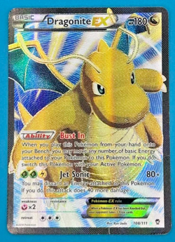 Dragonite EX - 108/111 - Pokemon Furious Fists XY Full Art Ultra Rare Card - Image 1
