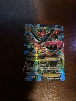 Pokemon TCG XY Breakpoint Ultra Rare M Scizor EX 120/122 Full Art Holo Card - Image 1