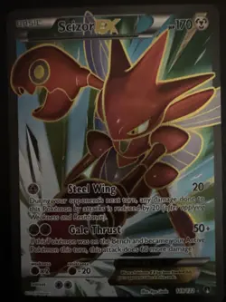 Scizor EX 119/122 Full Art Ultra Rare XY Breakpoint Holo Pokemon TCG Card - Image 1