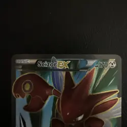 Scizor EX 119/122 Full Art Ultra Rare XY Breakpoint Holo Pokemon TCG Card - Image 3