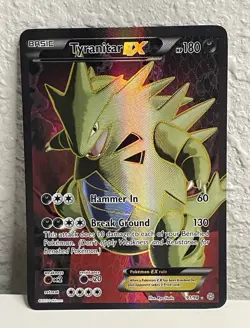 (LP) Tyranitar EX 91/98 Ancient Origins Full Art Ultra Rare Pokemon Card 2015 - Image 1