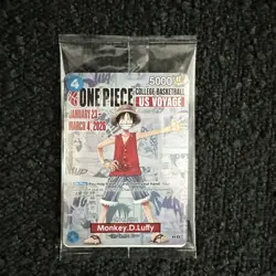 One Piece CCG Monkey D. Luffy US College Voyage Promo Holo Card P-037 + Poster - Image 2