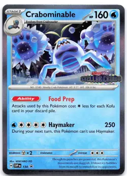 Crabominable 134 Holo SV: Scarlet & Violet Promo Cards - Image 1