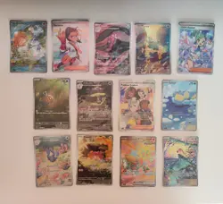 Pokemon TCG 14x Illustration Rare card bulk bundle | full art job lot | NM/M - Image 1