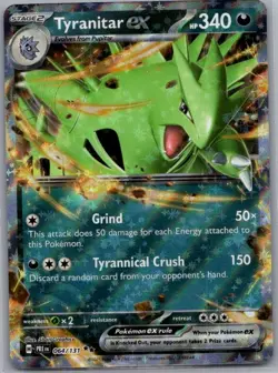 Tyranitar ex (Prismatic Evolutions Stamp) Double Rare Miscellaneous Cards & Prod - Image 1