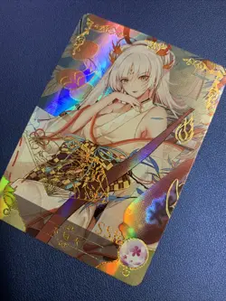 Shiranui Fan Onmyoji 87 Holo Foil SSR Goddess Doujin TCG Anime Waifu Card Girl - Image 3