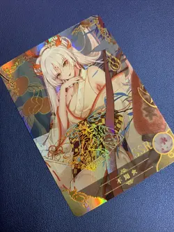 Shiranui Fan Onmyoji 87 Holo Foil SSR Goddess Doujin TCG Anime Waifu Card Girl - Image 4