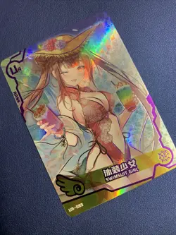 Swimsuit Girl UR089 Party Hot Maiden 4 Goddess Waifu Card Girl Holo Doujin Anime - Image 4