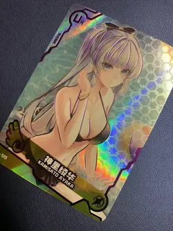 Ayaka Kamisato Genshin Impact UR Swimsuit Goddess Waifu Card Girl Doujin Anime - Image 3