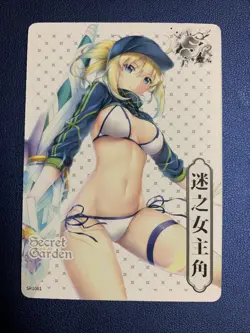 Mysterious Heroine X Swimsuit Secret Garden Goddess Waifu Card Girl Doujin Anime - Image 1