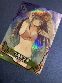 Bikini Girl UR088 Swimsuit Maiden 4 Goddess Waifu Card Girl Holo Doujin Anime - Image 3