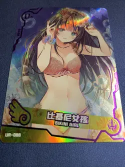 Bikini Girl UR088 Swimsuit Maiden 4 Goddess Waifu Card Girl Holo Doujin Anime - Image 5