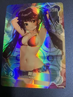 Mona Genshin Impact Hot Bikini 174 Swimsuit Goddess Waifu Card Girl Doujin Anime - Image 1