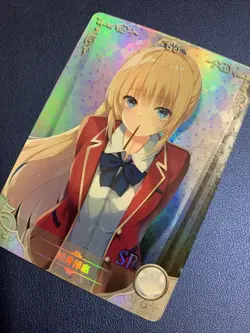 Kei Elite Of Classroom 117 Holo Foil SR Goddess Doujin TCG Anime Waifu Card Girl - Image 3