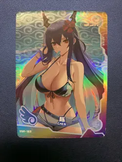 Chen Arknights Bikini Hot SSR163 Swimsuit Goddess Waifu Card Girl Doujin Anime - Image 1