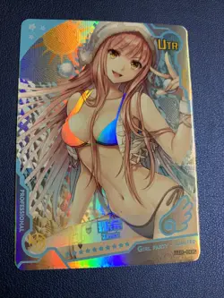 Queen Medb Fate FGO UTR Foil Swimsuit Goddess Waifu Card Girl Holo Doujin Anime - Image 1