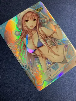Queen Medb Fate FGO UTR Foil Swimsuit Goddess Waifu Card Girl Holo Doujin Anime - Image 4