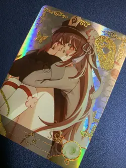 Hu Tao Genshin Impact 82 Holo Foil SSR Goddess Doujin TCG Anime Waifu Card Girl - Image 3