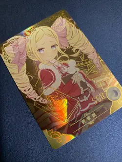 Beatrice Re:zero 96 Life Holo Foil SSR Goddess Doujin TCG Anime Waifu Card Girl - Image 4
