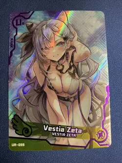 Vestia Zeta Hololive UR099 Swimsuit Goddess Waifu Card Girl Holo Doujin Anime - Image 1