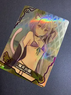 Nekomata Okayu Hololive UR103 Swimsuit Goddess Waifu Card Girl Holo Doujin Anime - Image 3