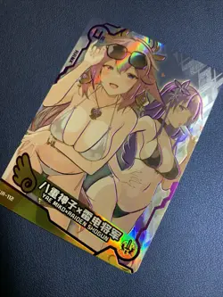 Genshin Impact Yae Miko Raiden UR Swimsuit Goddess Waifu Card Girl Doujin Anime - Image 3