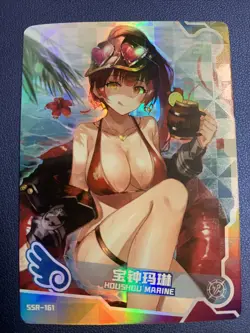 Marine Houshou Hololive Hot SSR161 Swimsuit Goddess Waifu Card Girl Doujin Anime - Image 1