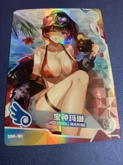 Marine Houshou Hololive Hot SSR161 Swimsuit Goddess Waifu Card Girl Doujin Anime - Image 5