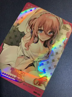 Miku Nakano Quintuplets Foil Swimsuit Goddess Waifu Card Girl Holo Doujin Anime - Image 3