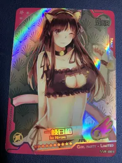 Iki Hiyori Noragami SSR3 Foil Swimsuit Goddess Waifu Card Girl Holo Doujin Anime - Image 1