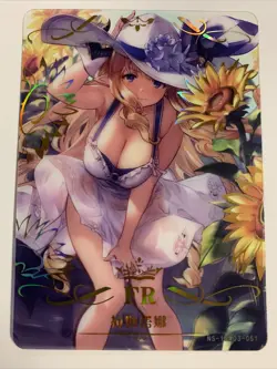 Akari Wanibuchi Blue Archive FR Goddess CCG TCG 10M03-051 Anime Waifu Card Girl - Image 2
