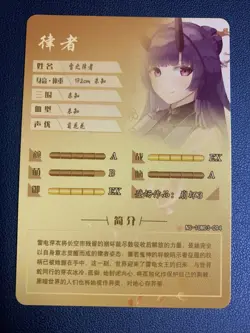 Raiden Mei Honkai Impact Holo Foil SSR Goddess Doujin TCG Anime Waifu Card Girl - Image 2