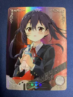 Azusa Nakano K-on! 103 Holo Foil SR Goddess Doujin TCG Anime Waifu Card Girl - Image 5