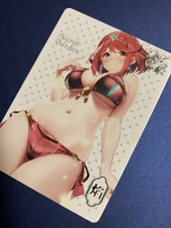 Pyra Xenoblade 2 54 Swimsuit Secret Garden Goddess Waifu Card Girl Doujin Anime - Image 3